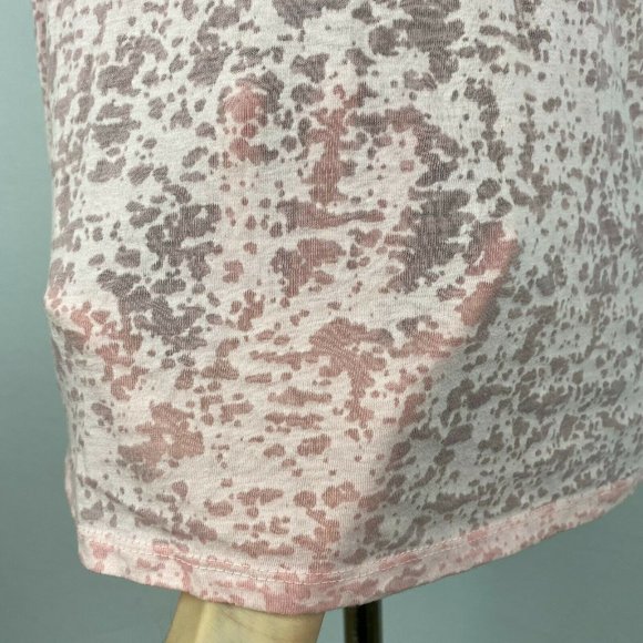 LuLaRoe Liv T S One Of A Kind Butterfly Burnout Ringer Tee - Picture 9 of 11